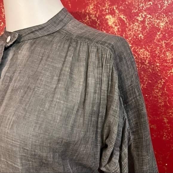 JOSH PODOLL Organic Cotton Ombré Top Blouse Shirt XS - Picture 11 of 16